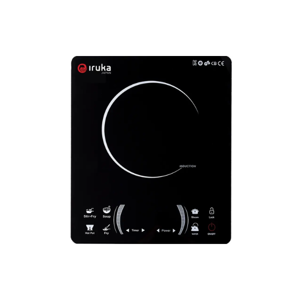 Bếp Từ Đơn Iruka I-78 Công Suất 2200W Mặt Kính Chịu Lực Điều Khiển Cảm Ứng Thông Minh Đa Chế Độ Nấu